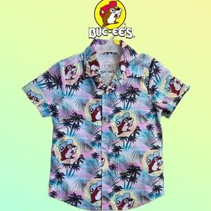 Buc-ee's Boys Tropical Print Shirt